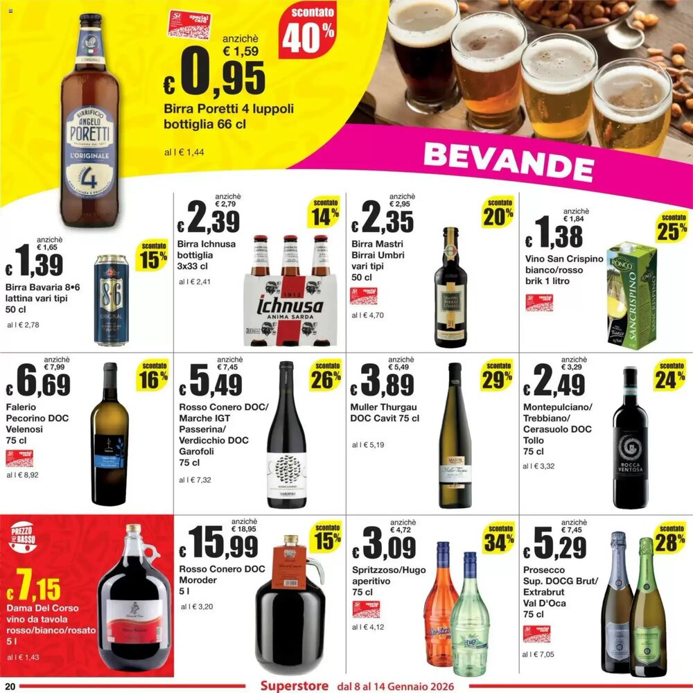 Volantino promozionale Sì con te  valide dal 08/01/2026 - Pagina 20.