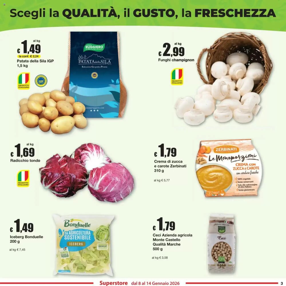 Volantino promozionale Sì con te  valide dal 08/01/2026 - Pagina 3.
