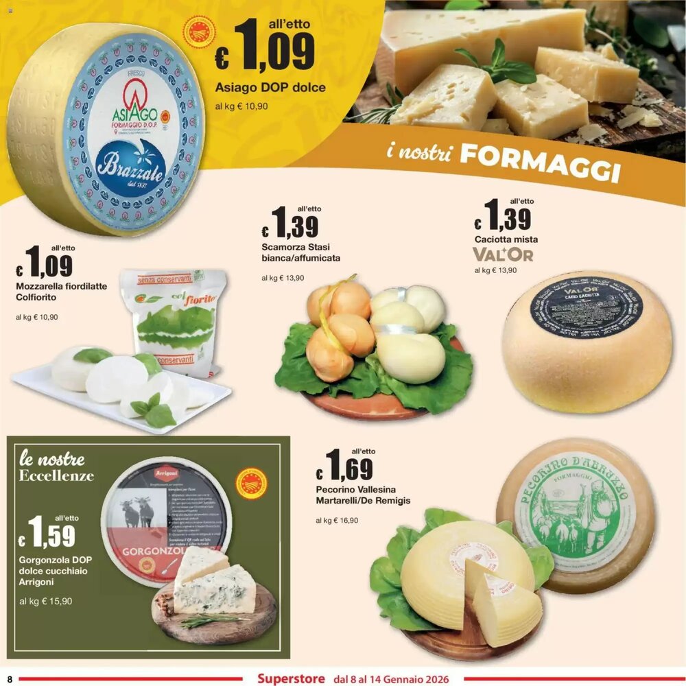 Volantino promozionale Sì con te  valide dal 08/01/2026 - Pagina 8.