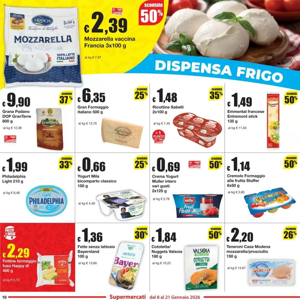 Volantino promozionale Sì con te  valide dal 08/01/2026 - Pagina 10.