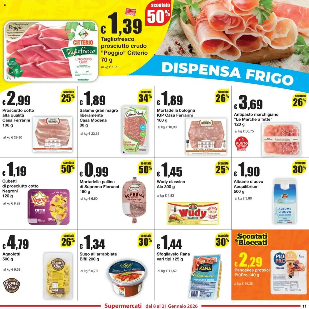 Volantino promozionale Sì con te  valide dal 08/01/2026 - Pagina 11.