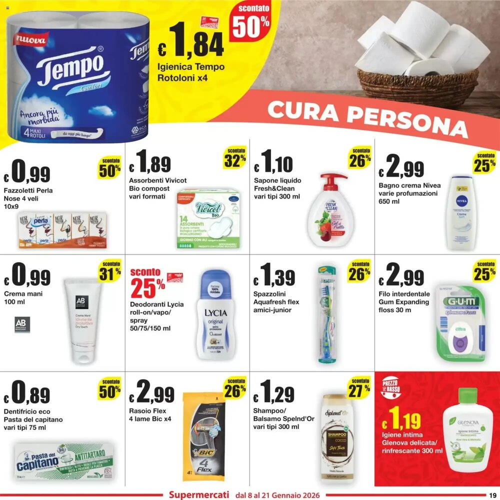 Volantino promozionale Sì con te  valide dal 08/01/2026 - Pagina 19.