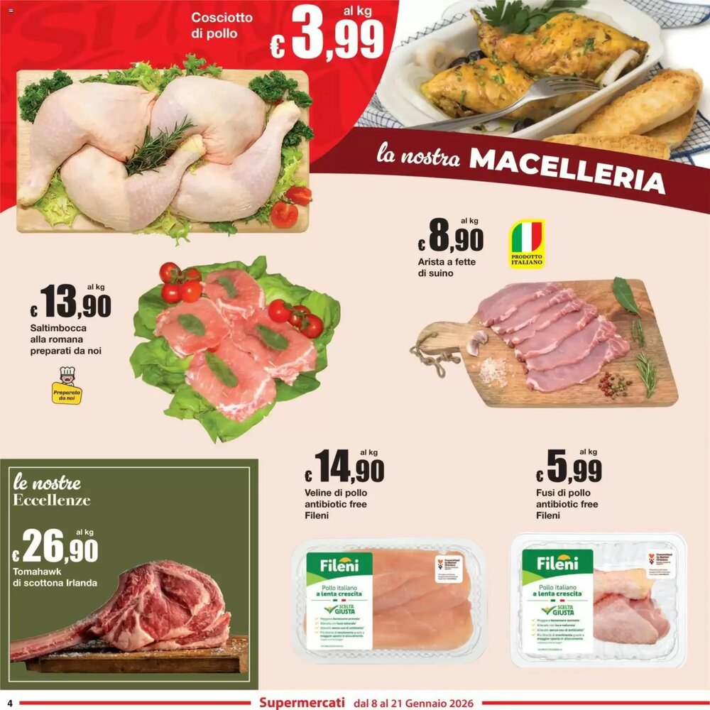 Volantino promozionale Sì con te  valide dal 08/01/2026 - Pagina 4.