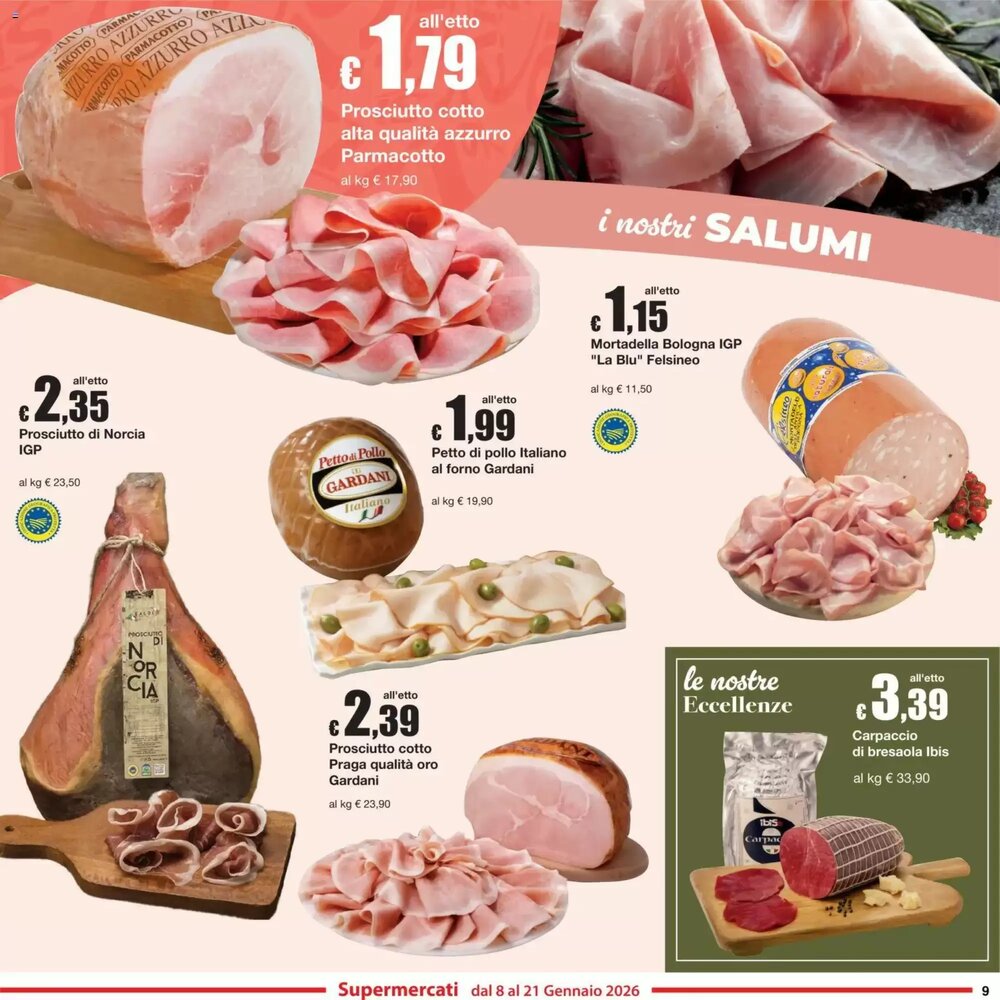 Volantino promozionale Sì con te  valide dal 08/01/2026 - Pagina 9.