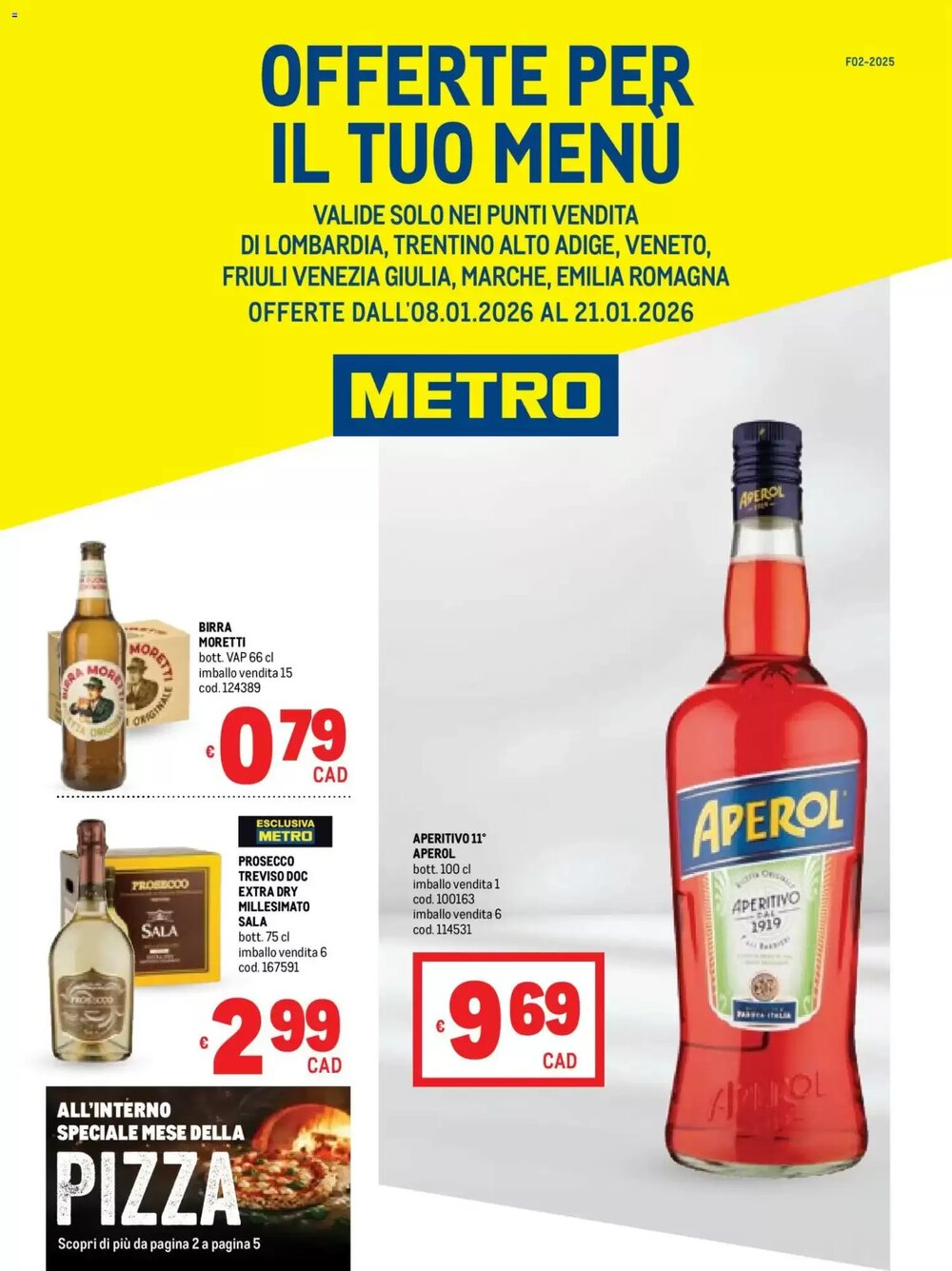 Volantino promozionale Metro  valide dal 08/01/2026 - Pagina 1.