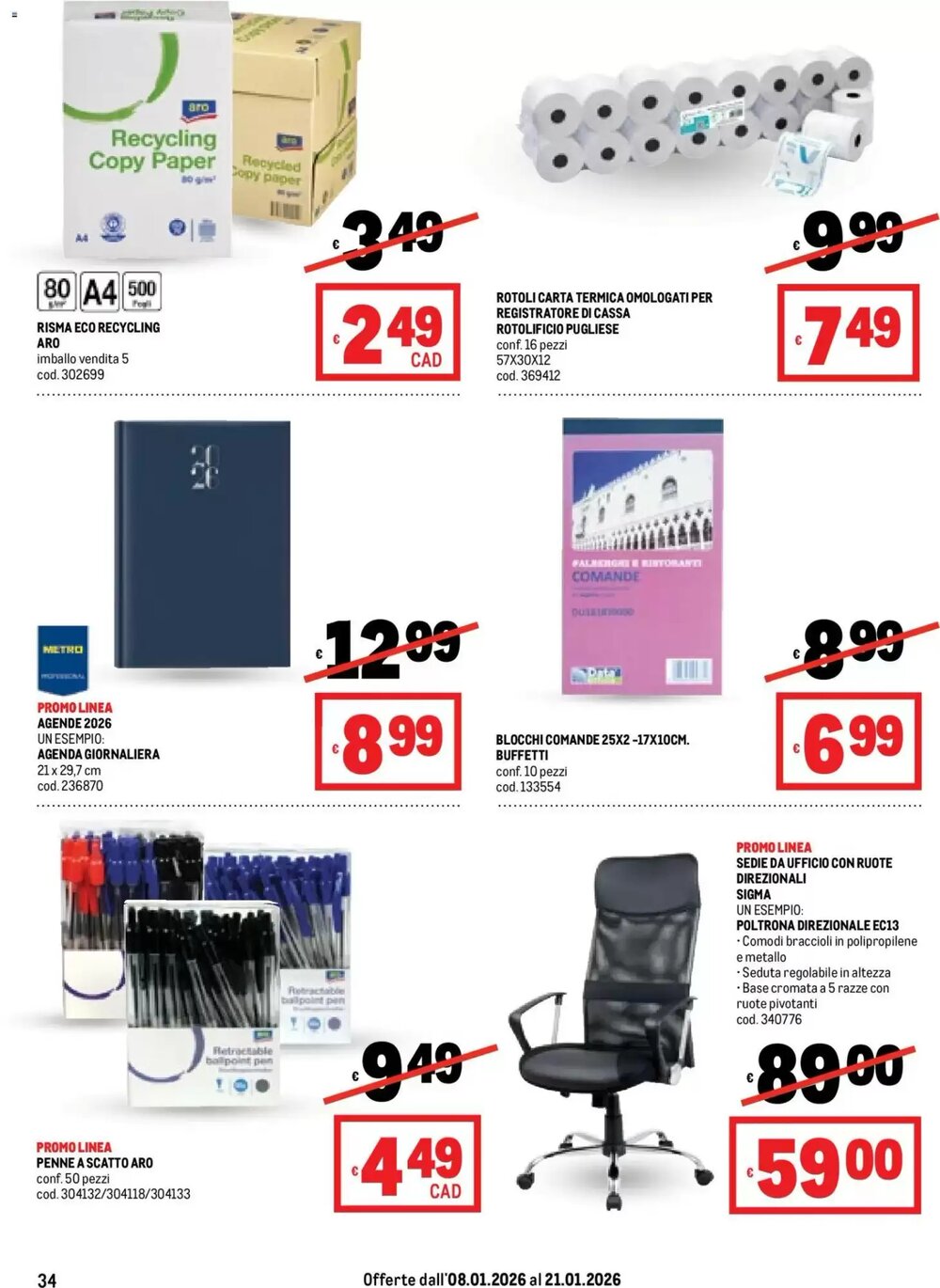 Volantino promozionale Metro  valide dal 08/01/2026 - Pagina 35.