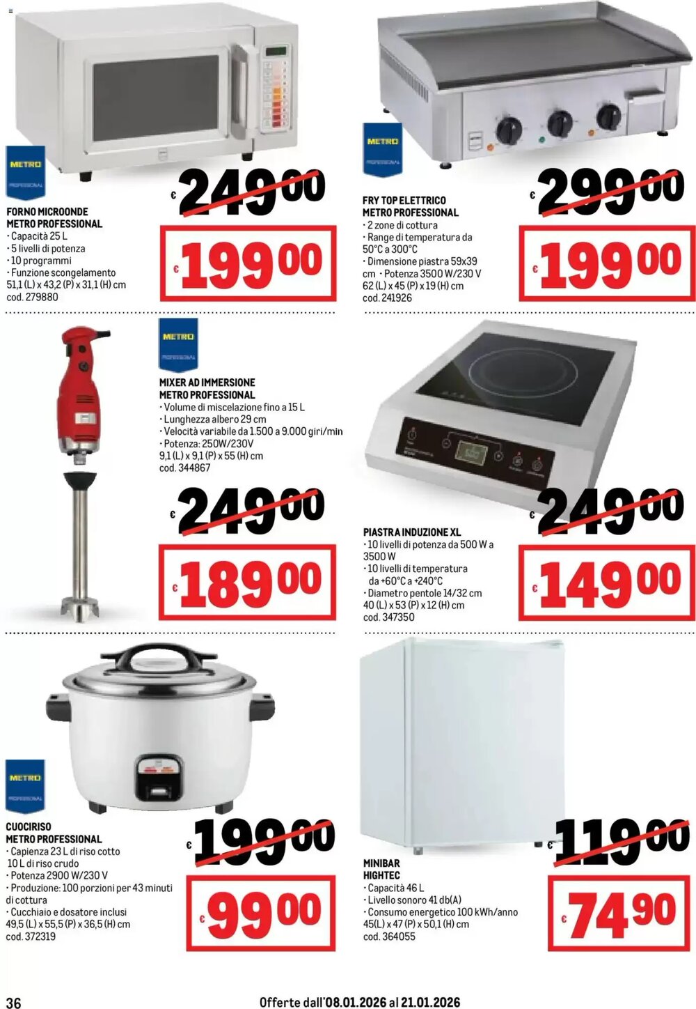 Volantino promozionale Metro  valide dal 08/01/2026 - Pagina 37.
