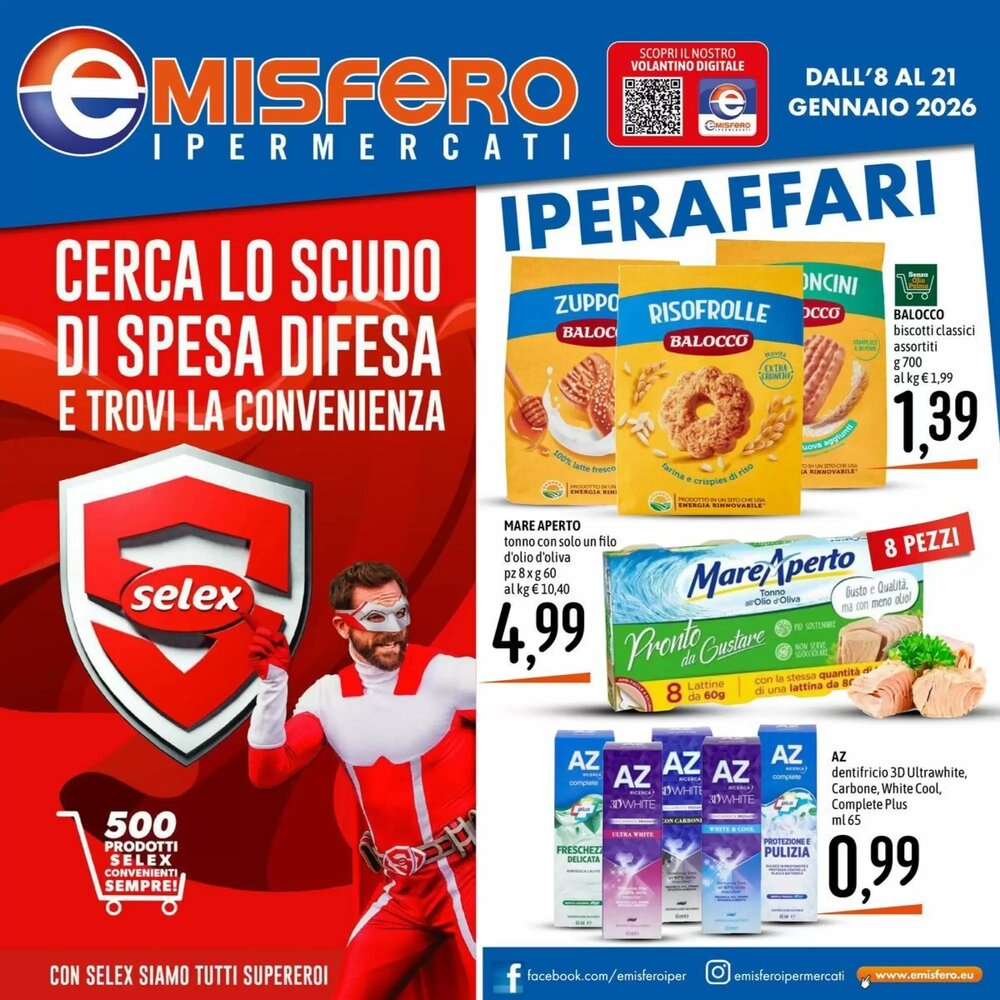 Volantino promozionale Emisfero  valide dal 08/01/2026 - Pagina 1.