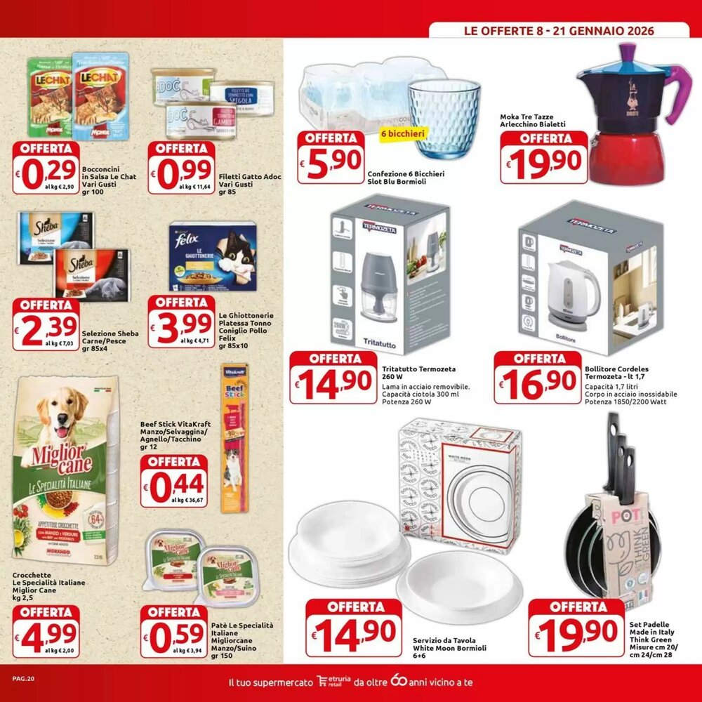 Volantino promozionale Carrefour Market  valide dal 08/01/2026 - Pagina 20.