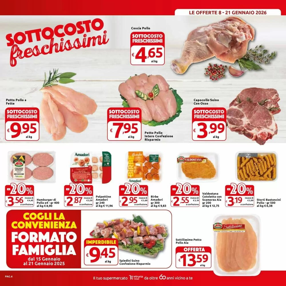 Volantino promozionale Carrefour Market  valide dal 08/01/2026 - Pagina 6.