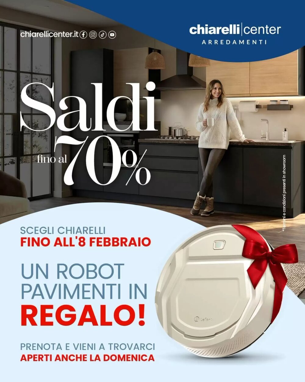 Volantino promozionale Chiarelli Center  valide dal 08/01/2026 - Pagina 1.