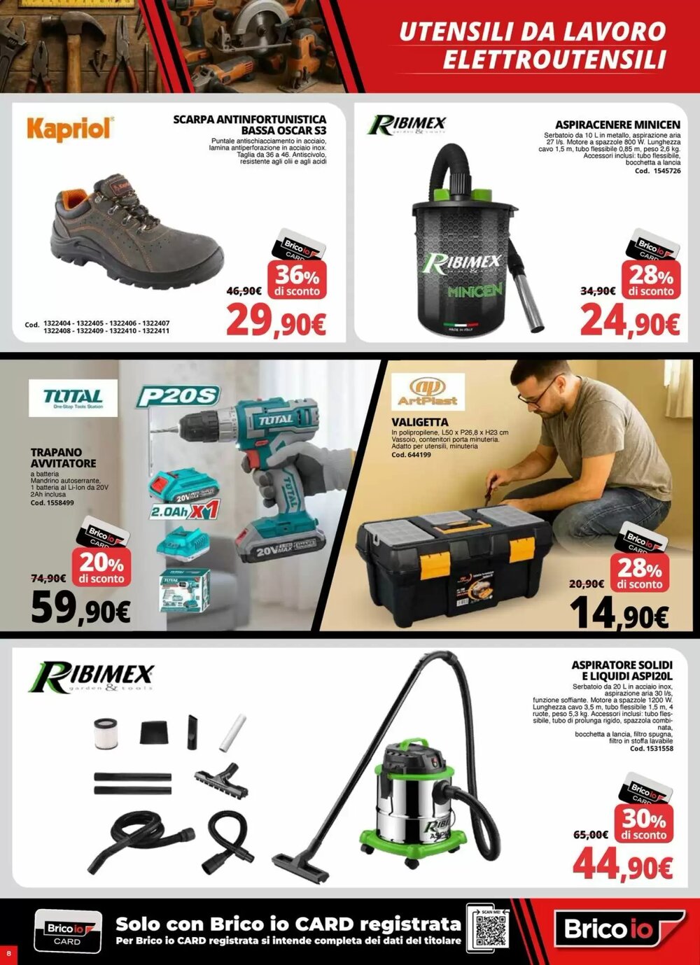 Volantino promozionale Brico Io  valide dal 08/01/2026 - Pagina 8.