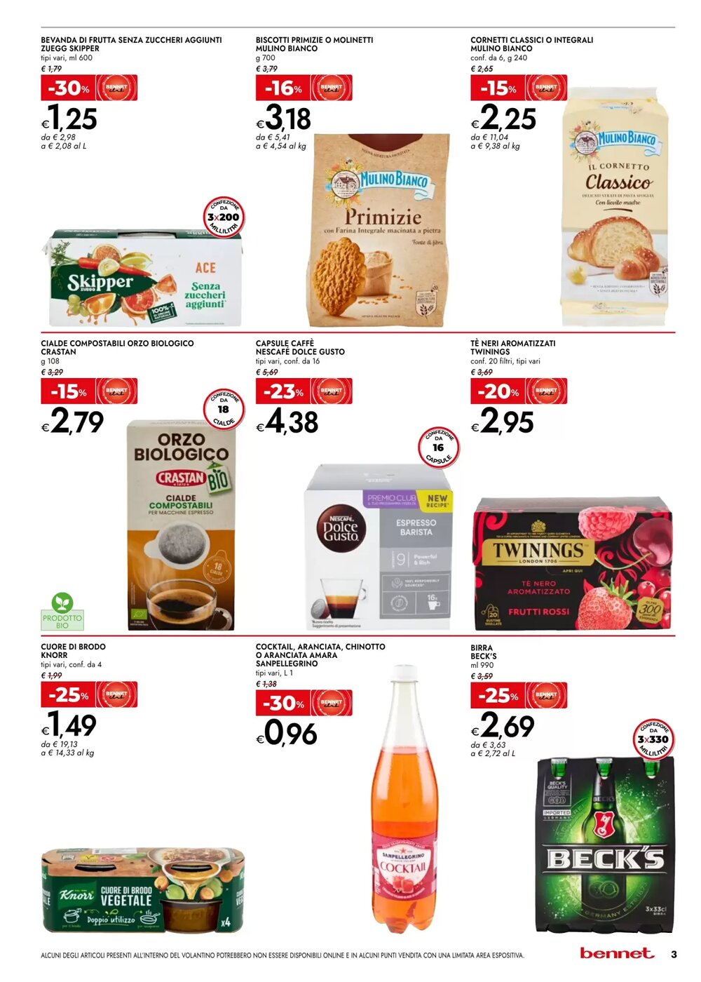 Volantino promozionale Bennet  valide dal 08/01/2026 - Pagina 3.
