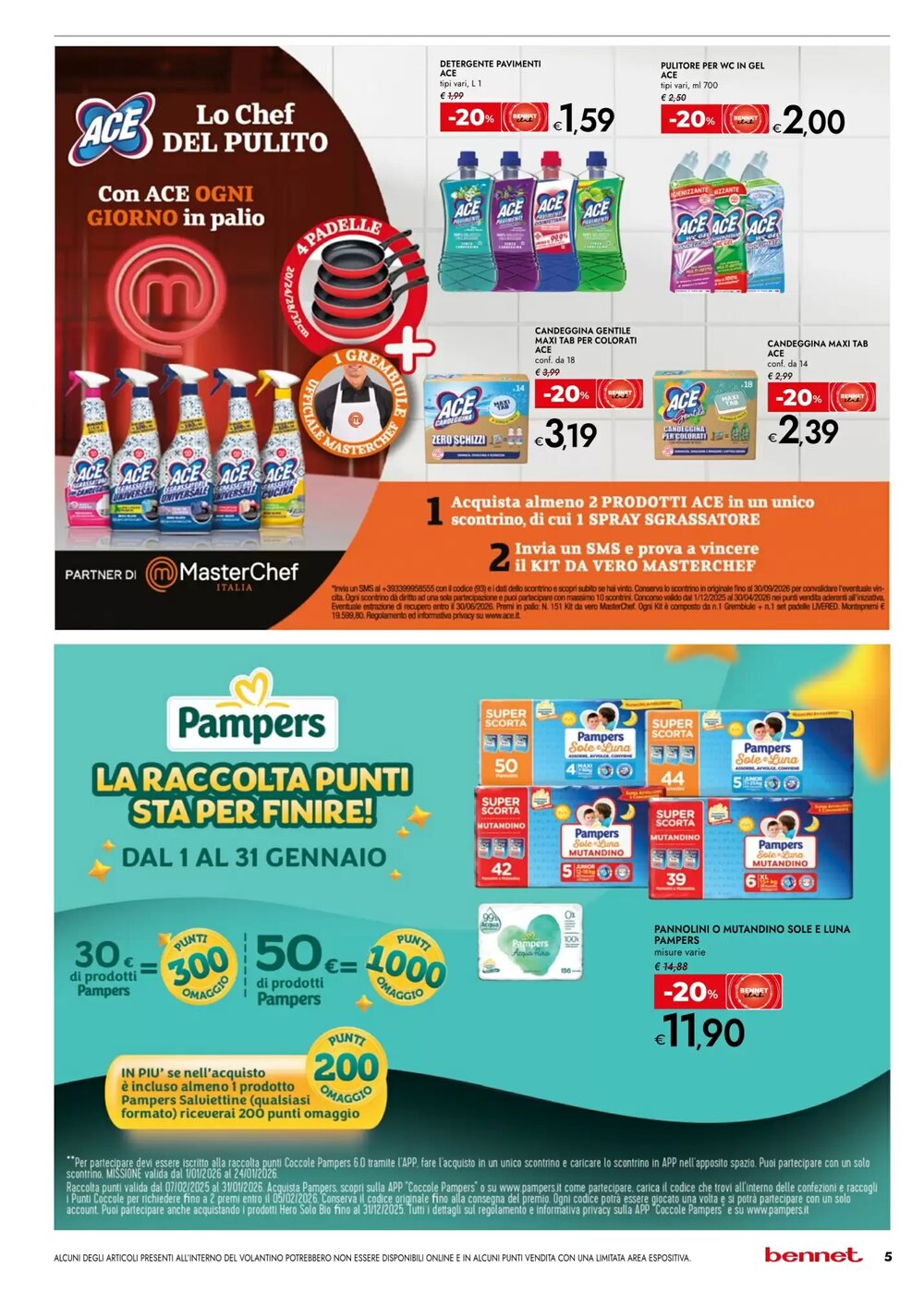 Volantino promozionale Bennet  valide dal 08/01/2026 - Pagina 5.