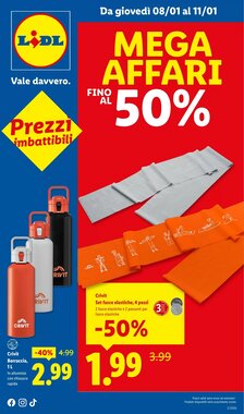 Volantino promozionale Lidl  valide dal 08/01/2026