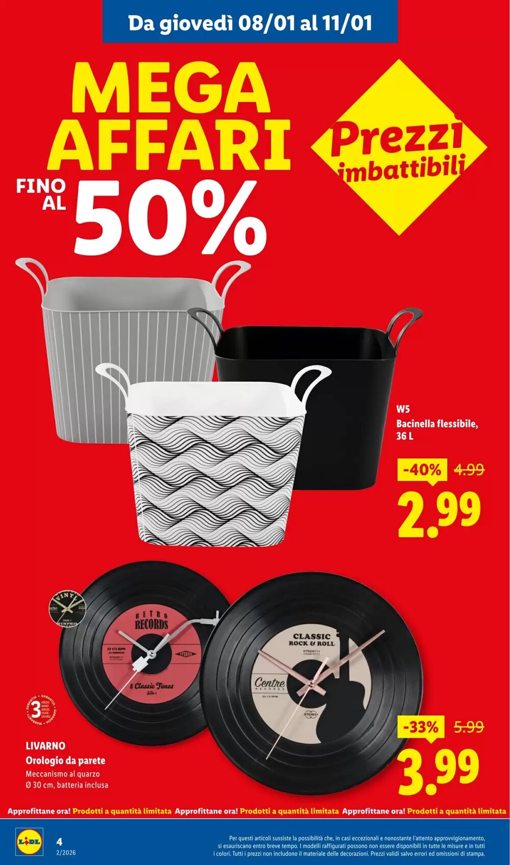 Volantino promozionale Lidl  valide dal 08/01/2026 - Pagina 4.