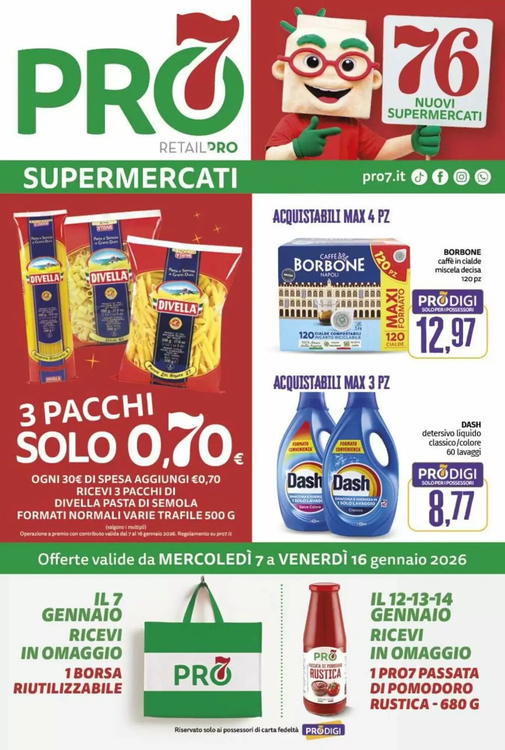 Volantino promozionale Pam  valide dal 08/01/2026 - Pagina 1.
