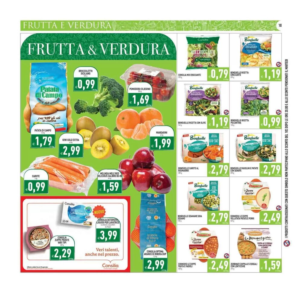Volantino promozionale Supermercati Agorà  valide dal 08/01/2026 - Pagina 10.