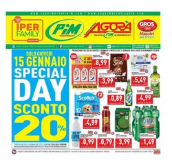 Volantino promozionale Supermercati Agorà  valide dal 08/01/2026 - Pagina 1.