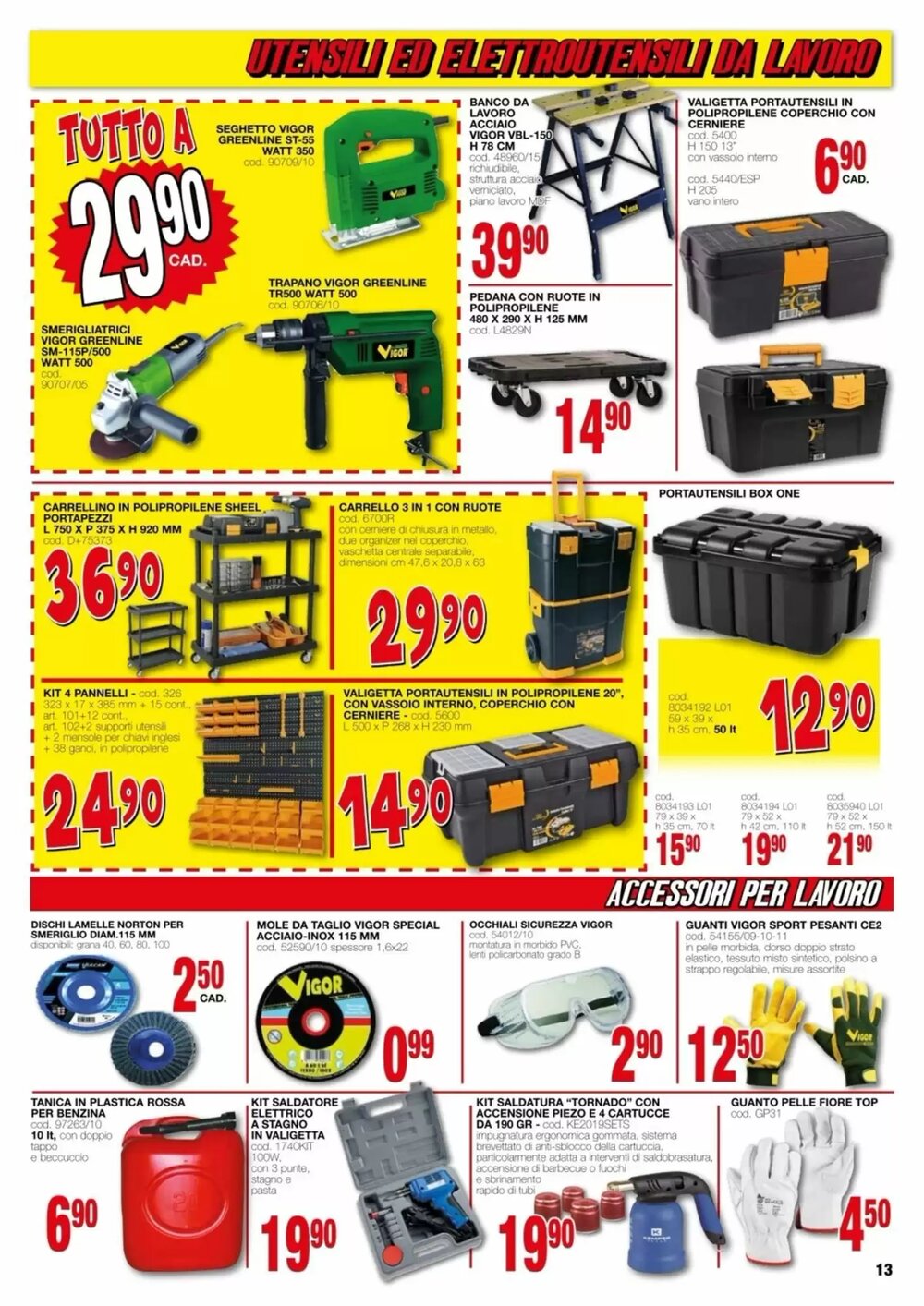 Volantino promozionale Mondo Brico  valide dal 08/01/2026 - Pagina 13.