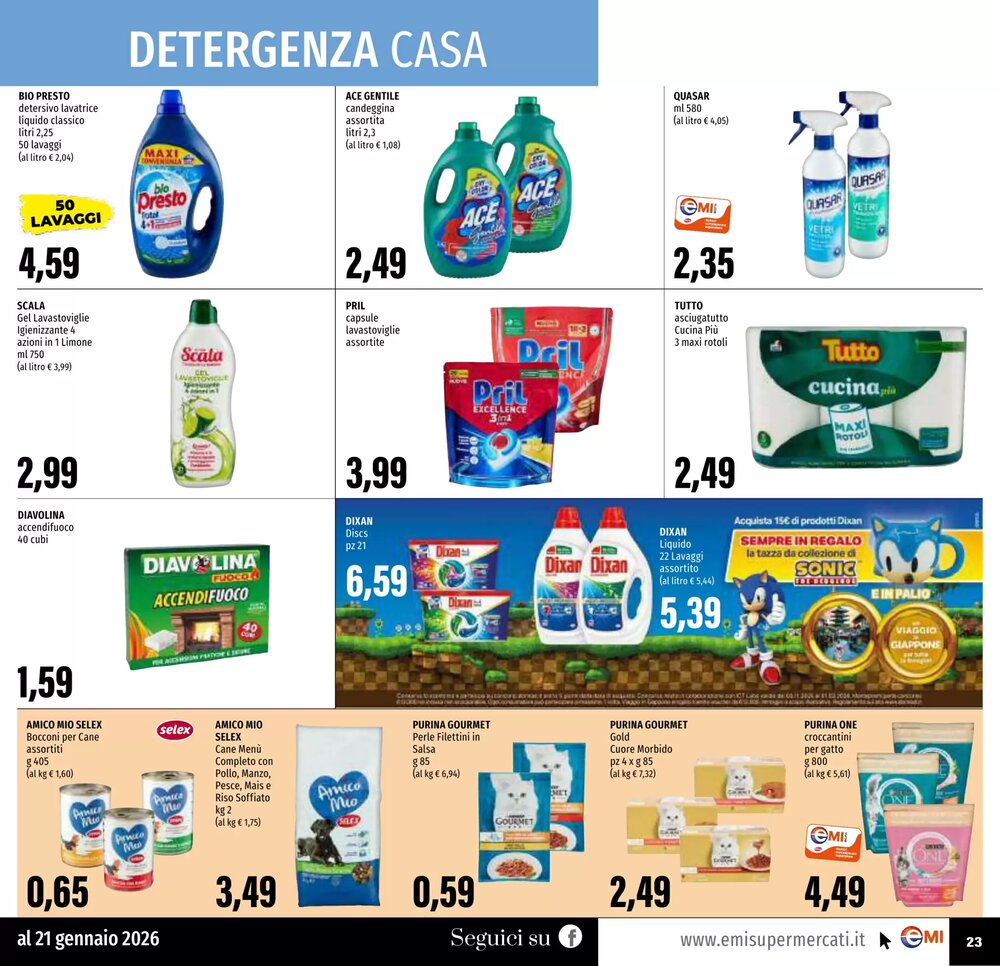 Volantino promozionale Emi Supermercati  valide dal 08/01/2026 - Pagina 23.