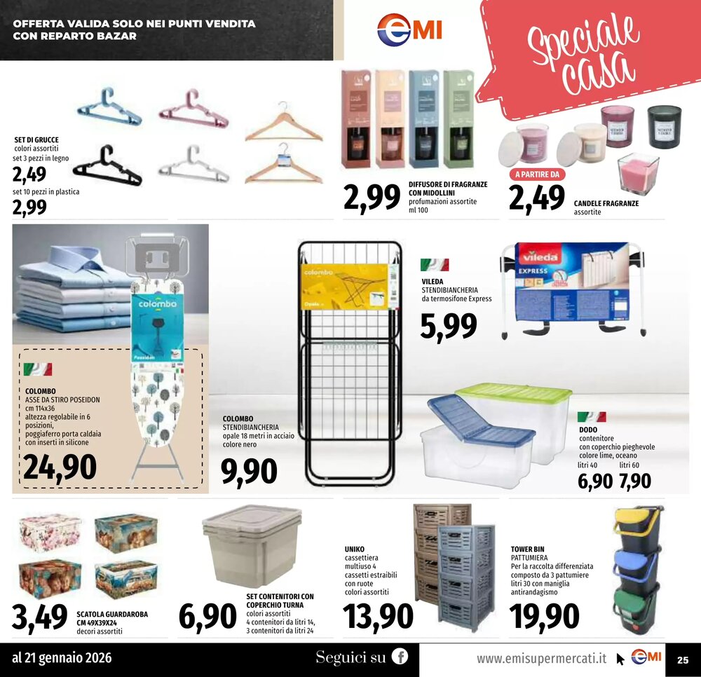 Volantino promozionale Emi Supermercati  valide dal 08/01/2026 - Pagina 25.