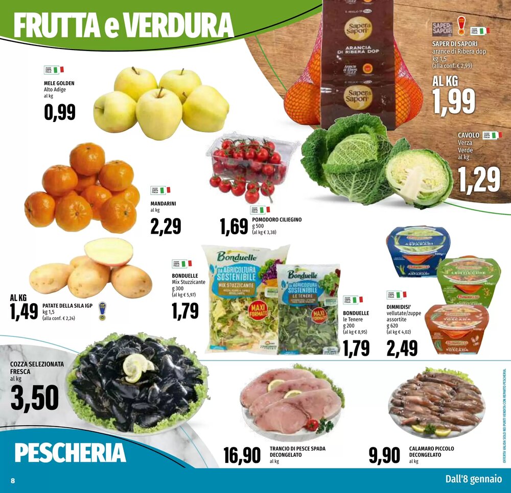 Volantino promozionale Emi Supermercati  valide dal 08/01/2026 - Pagina 8.