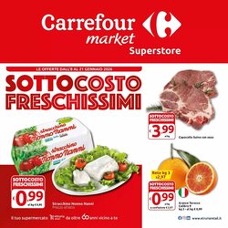 Volantino promozionale Carrefour Market  valide dal 08/01/2026 - Pagina 1.