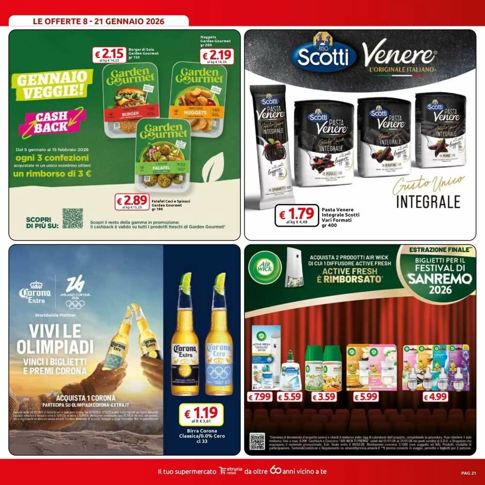 Volantino promozionale Carrefour Market  valide dal 08/01/2026 - Pagina 21.