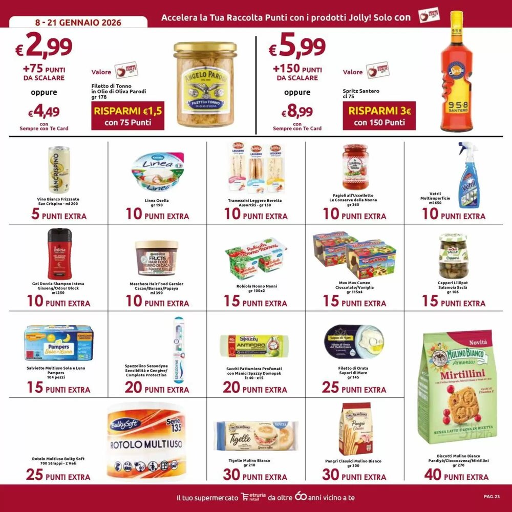 Volantino promozionale Carrefour Market  valide dal 08/01/2026 - Pagina 23.