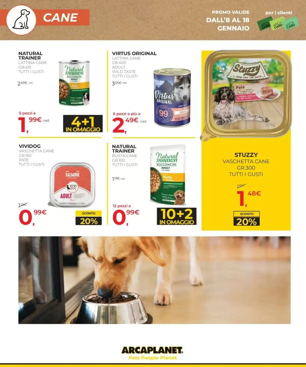Volantino promozionale Arcaplanet  valide dal 08/01/2026 - Pagina 10.