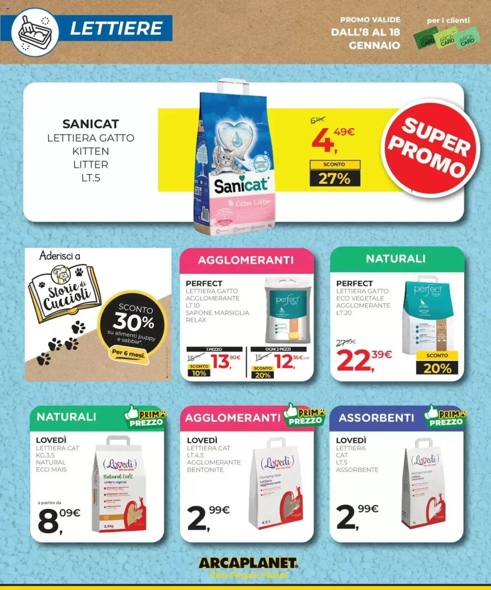 Volantino promozionale Arcaplanet  valide dal 08/01/2026 - Pagina 18.