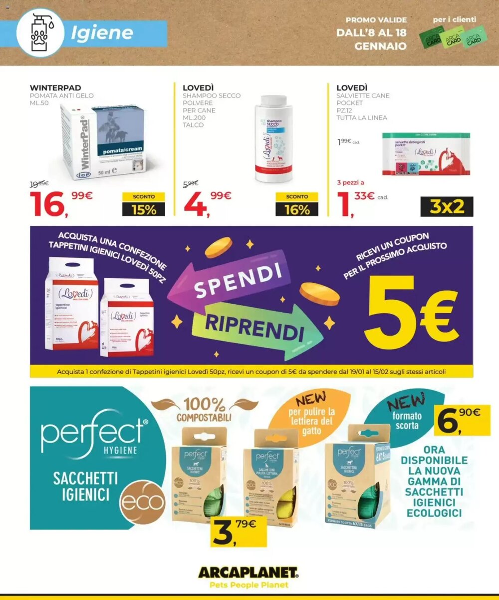 Volantino promozionale Arcaplanet  valide dal 08/01/2026 - Pagina 20.
