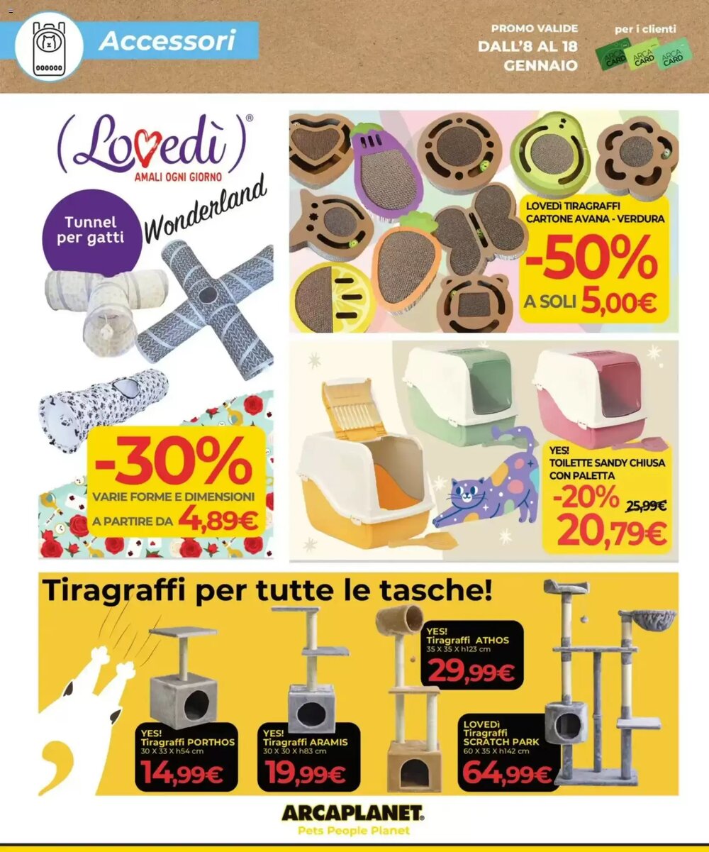 Volantino promozionale Arcaplanet  valide dal 08/01/2026 - Pagina 24.