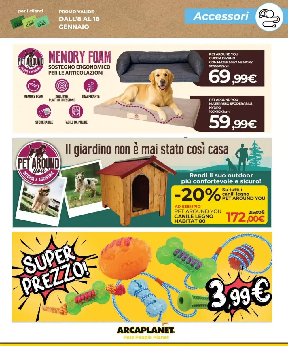 Volantino promozionale Arcaplanet  valide dal 08/01/2026 - Pagina 25.