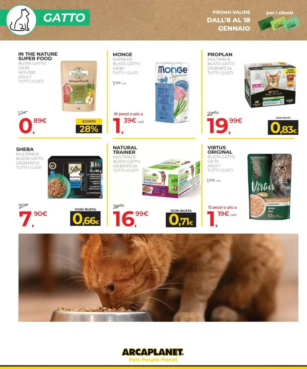 Volantino promozionale Arcaplanet  valide dal 08/01/2026 - Pagina 6.