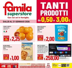 Volantino promozionale Famila Superstore  valide dal 08/01/2026 - Pagina 1.