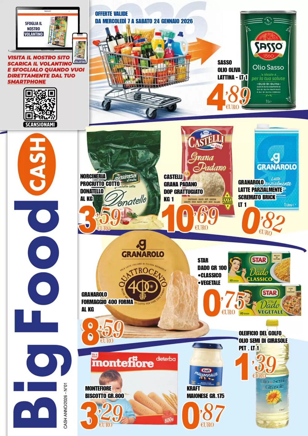 Volantino promozionale Big Food  valide dal 08/01/2026 - Pagina 1.