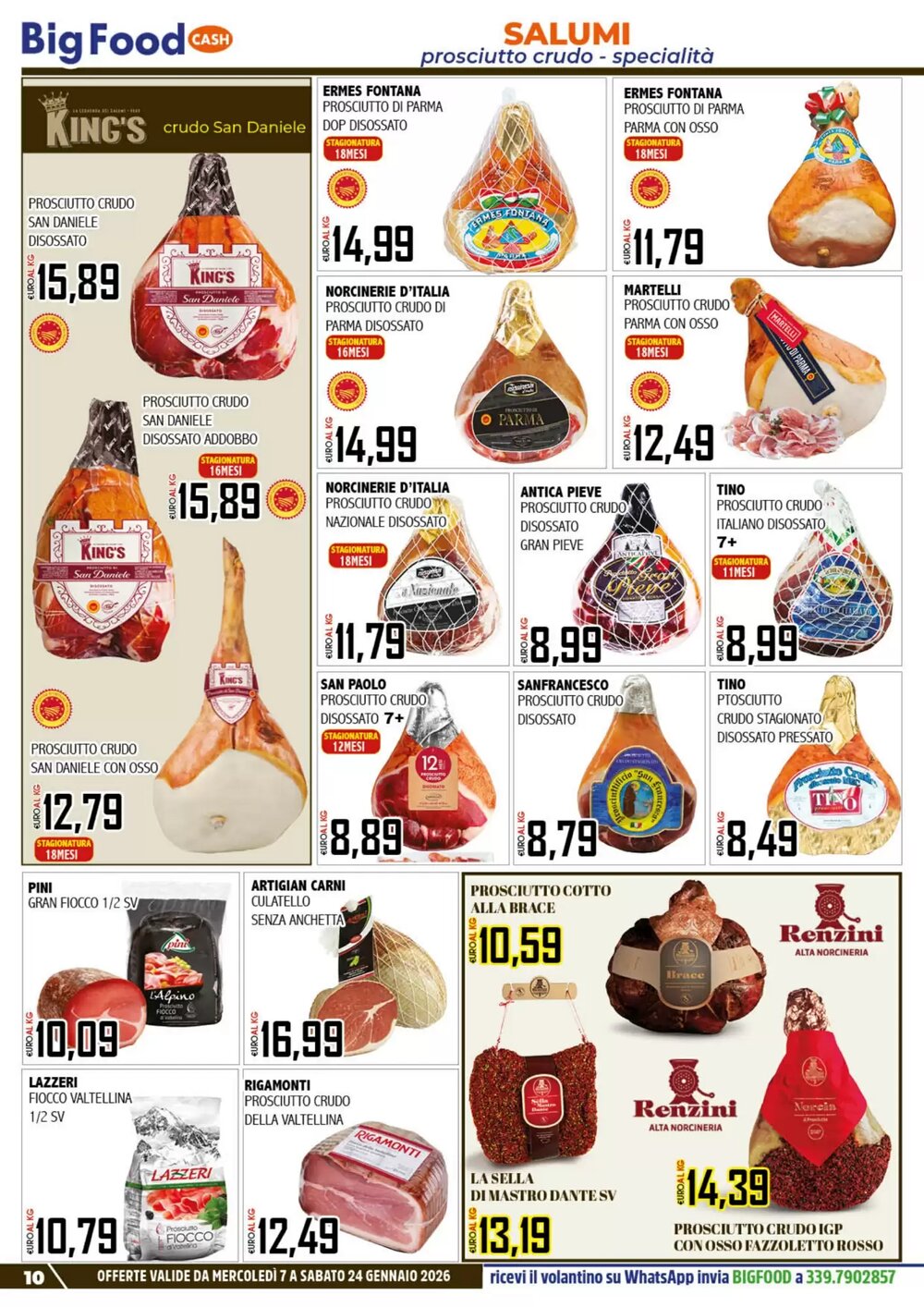 Volantino promozionale Big Food  valide dal 08/01/2026 - Pagina 10.