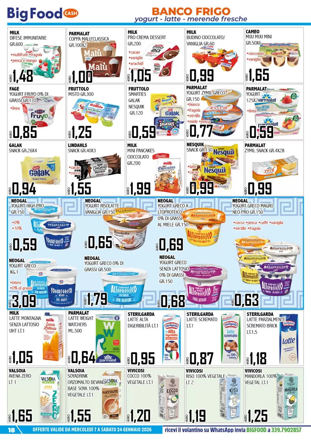 Volantino promozionale Big Food  valide dal 08/01/2026 - Pagina 18.