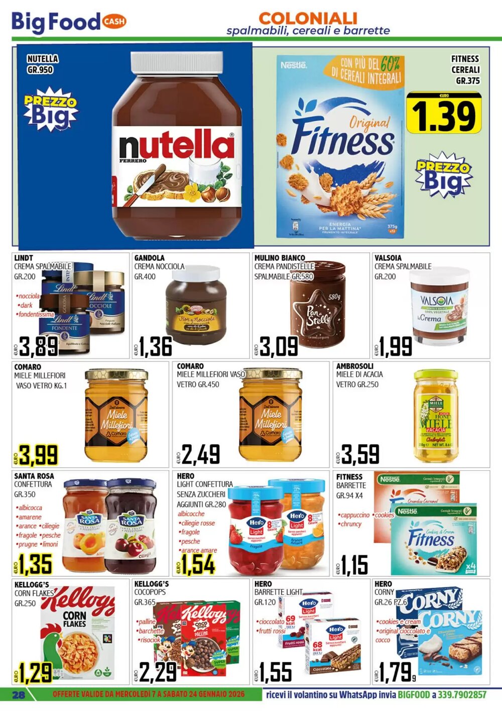 Volantino promozionale Big Food  valide dal 08/01/2026 - Pagina 28.