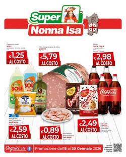 Volantino promozionale Supermercati Nonna Isa  valide dal 08/01/2026 - Pagina 1.