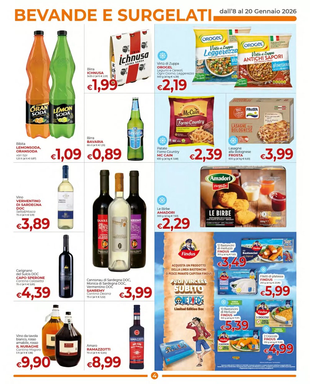 Volantino promozionale Supermercati Nonna Isa  valide dal 08/01/2026 - Pagina 4.