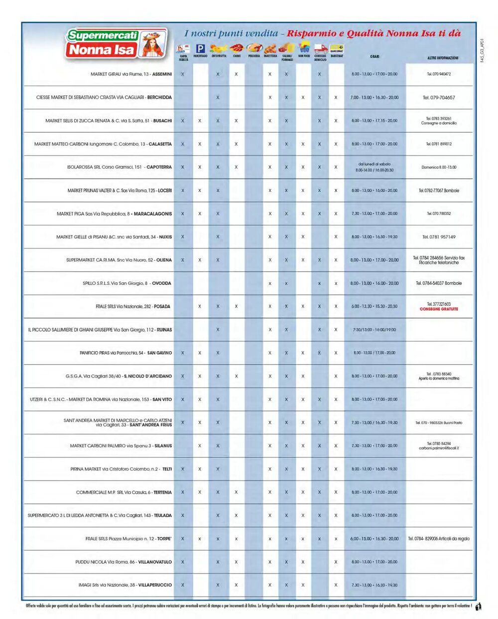 Volantino promozionale Supermercati Nonna Isa  valide dal 08/01/2026 - Pagina 8.