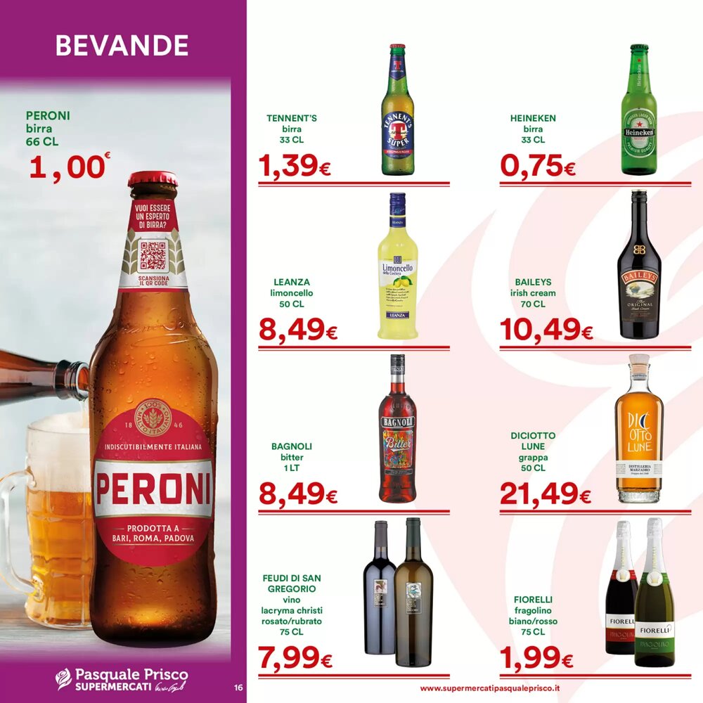 Volantino promozionale Supermercati Pasquale Prisco  valide dal 08/01/2026 - Pagina 16.