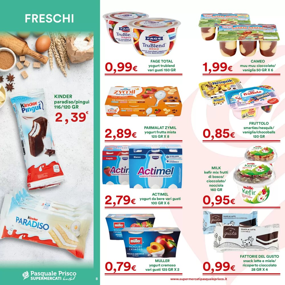 Volantino promozionale Supermercati Pasquale Prisco  valide dal 08/01/2026 - Pagina 8.