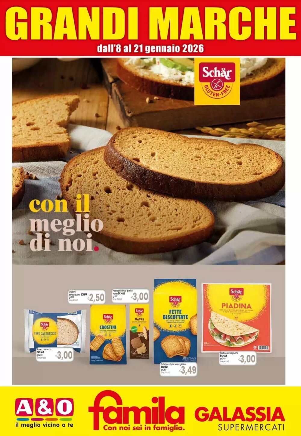 Volantino promozionale Famila  valide dal 08/01/2026 - Pagina 1.