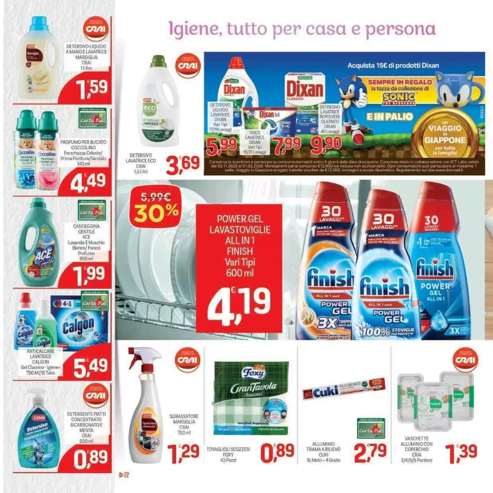 Volantino promozionale Crai  valide dal 08/01/2026 - Pagina 22.