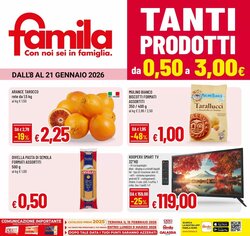 Volantino promozionale Famila  valide dal 08/01/2026 - Pagina 1.