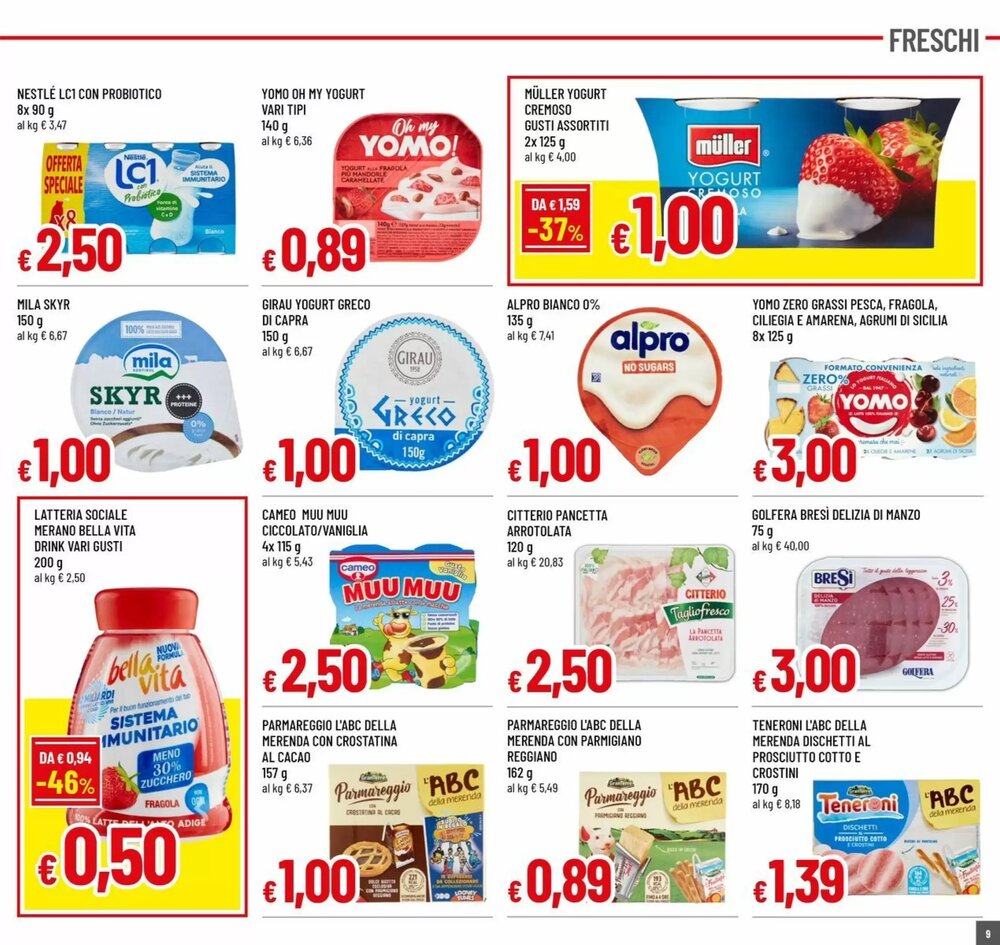 Volantino promozionale Famila  valide dal 08/01/2026 - Pagina 9.